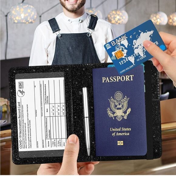 Leather Passport Cover  - Picture 2 of 4